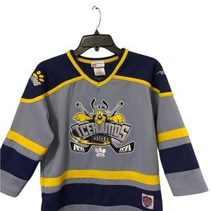 DisneyLand Pluto Icehounds Kids Hockey Jersey - Gray and Blue